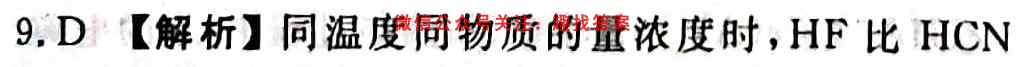 2023届全国高考分科模拟检测示范卷(5五)化学