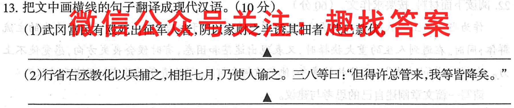 2023普通高等学校招生全国统一考试新高考仿真卷(十一)11语文