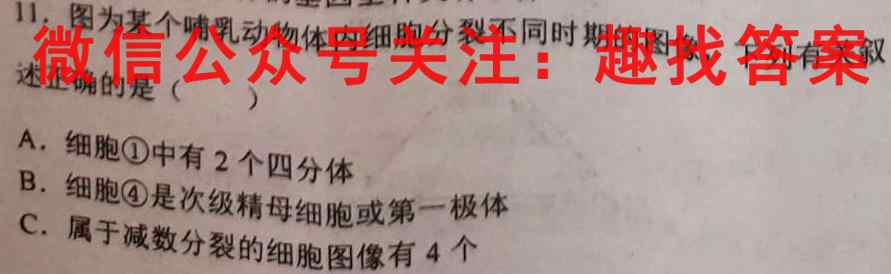 河北省邢台市2022-2023学年高一上学期第三次月考生物