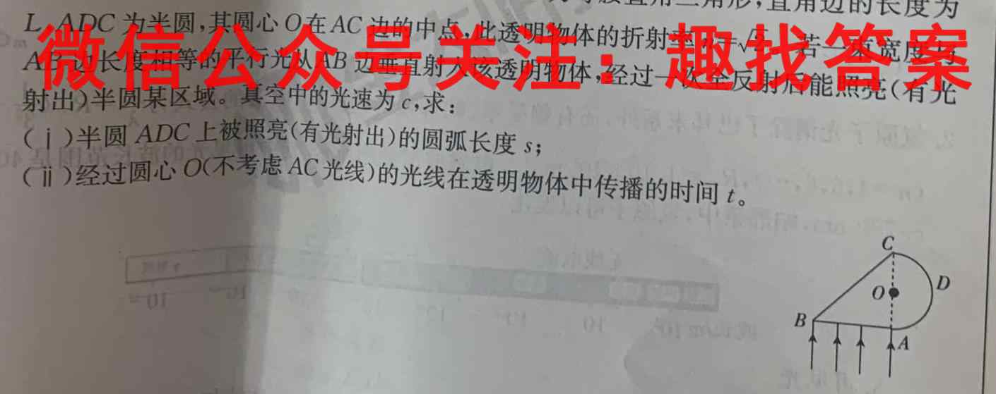 学科网2023年高三1月大联考(新教材)物理