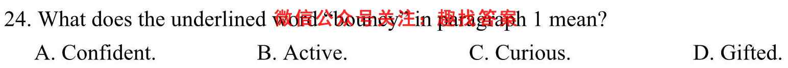 2023年全国新高考仿真模拟卷 新高考(一)英语