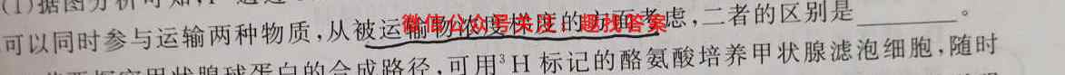 河南省许昌市XCS2022-2023学年高二第一学期期末教学质量检测生物试卷答案