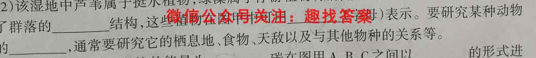 2023年全国高考·模拟调研卷4生物试卷答案