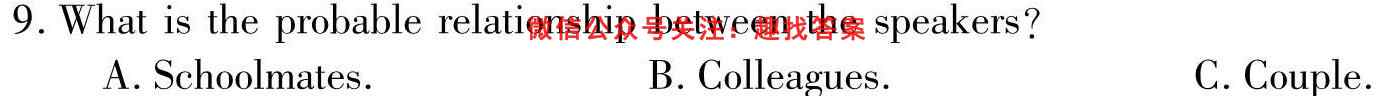全国大联考2023届高三全国第三次联考 3LK(新高考)英语