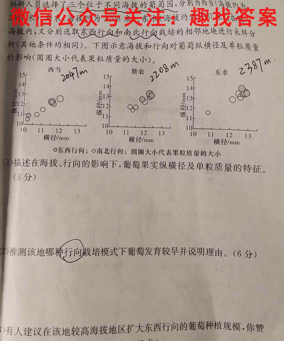 2023届智慧上进·名校学术联盟·高考模拟信息卷 押题卷5(五)地理