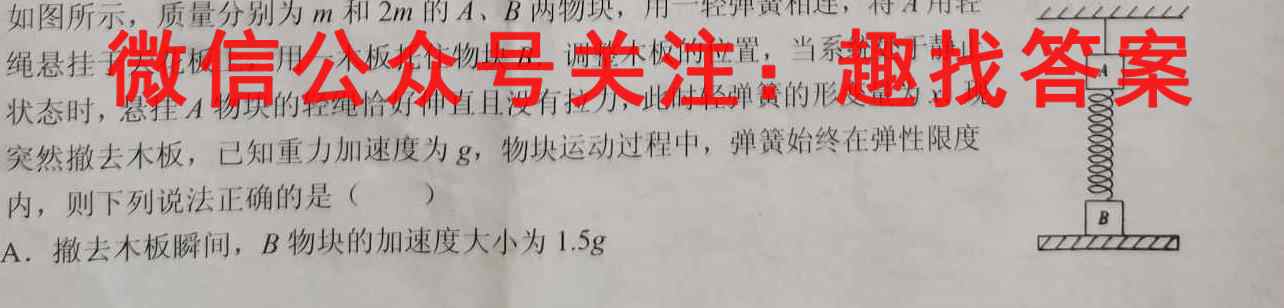 2022年“西南汇”2023届高三12月联考物理