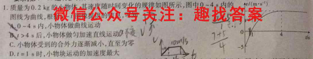 2023年普通高等学校招生统一考试新S3·最新模拟卷(九)物理