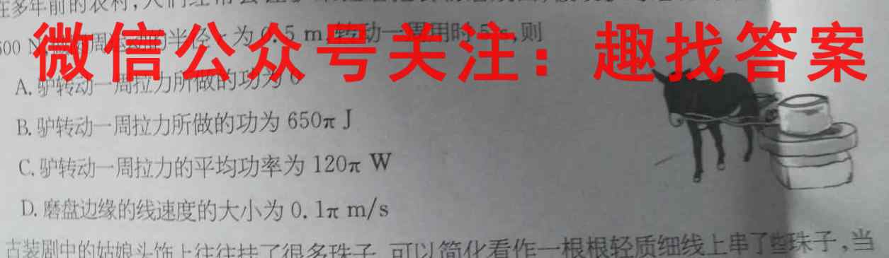 2023届高三总复*·S3名师原创模拟11(十一)物理