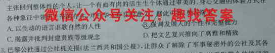 贵州省文德中学2022-2023学年高三(上)学期第三次月考卷(23199C)历史