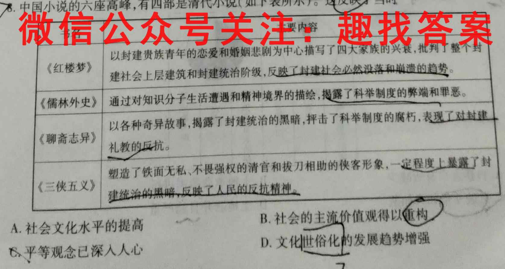 NT 2023届陕西省高三年级质量检测(12月)历史试卷