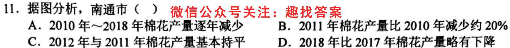 2023年普通高等学校招生全国统一考试 高考模拟调研卷(一)地理