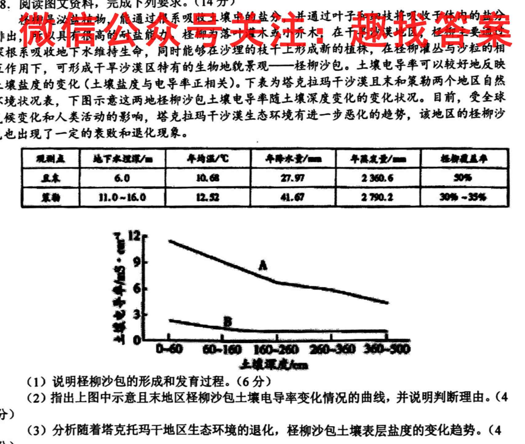 2023届高三总复*·XS3名师原创模拟(八)8地理