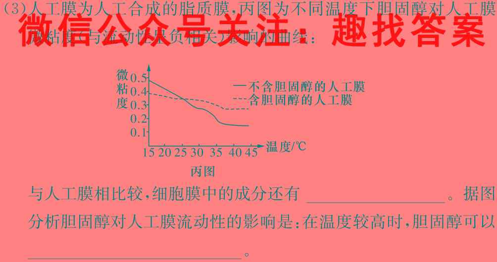 云南省2022年秋季学期七年级期中监测卷(23-CZ52a)生物