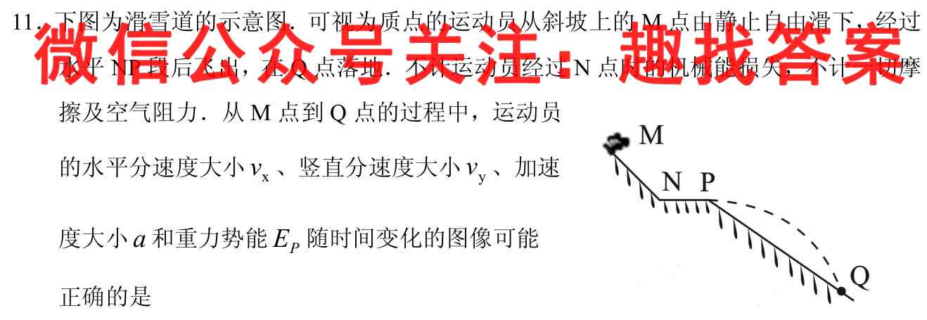 重庆康德2023年普通高等学校招生全国统一考试 高考模拟调研卷(二)2物理