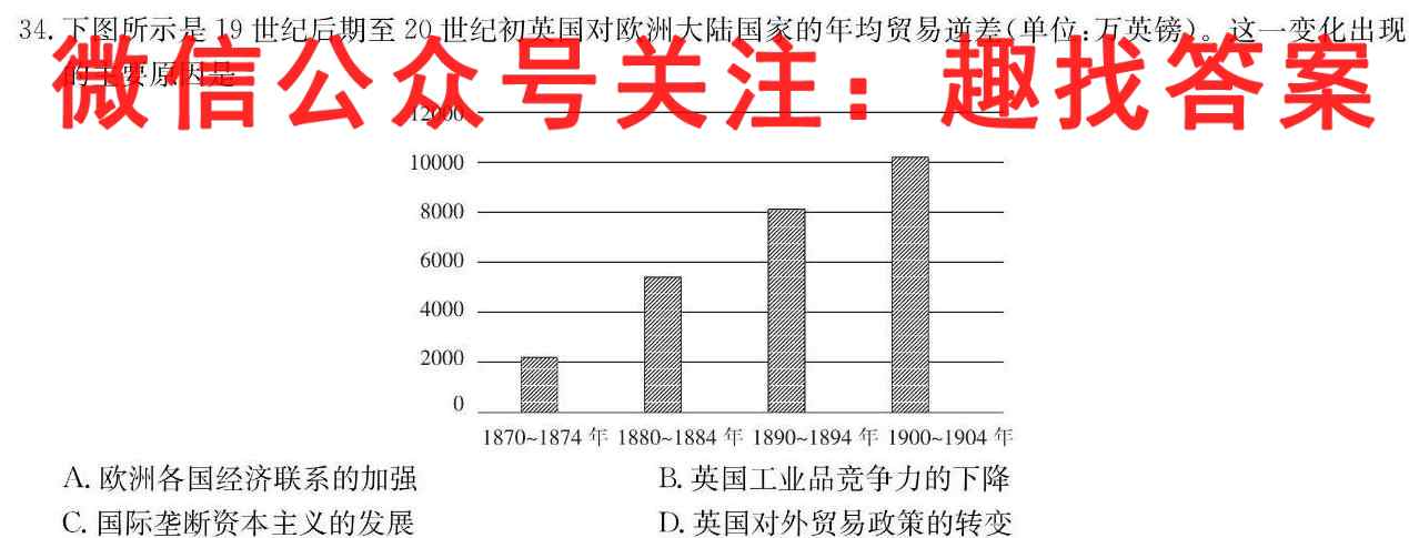 2023衡水金卷先享题调研卷新教材B历史试卷