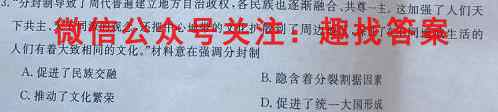 2023届新高考模拟01历史