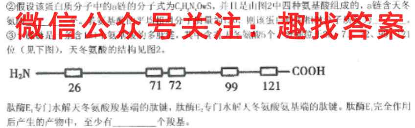 2023届天一大联考(新高考)高考全真模拟卷6(六)生物