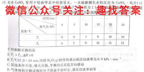 2023届衡水金卷先享题调研卷全国卷(二)2化学