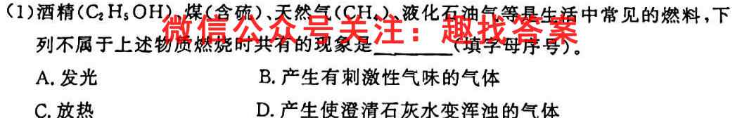 江西省2023届八年级第三次阶段适应性评估 R-PGZX A JX化学
