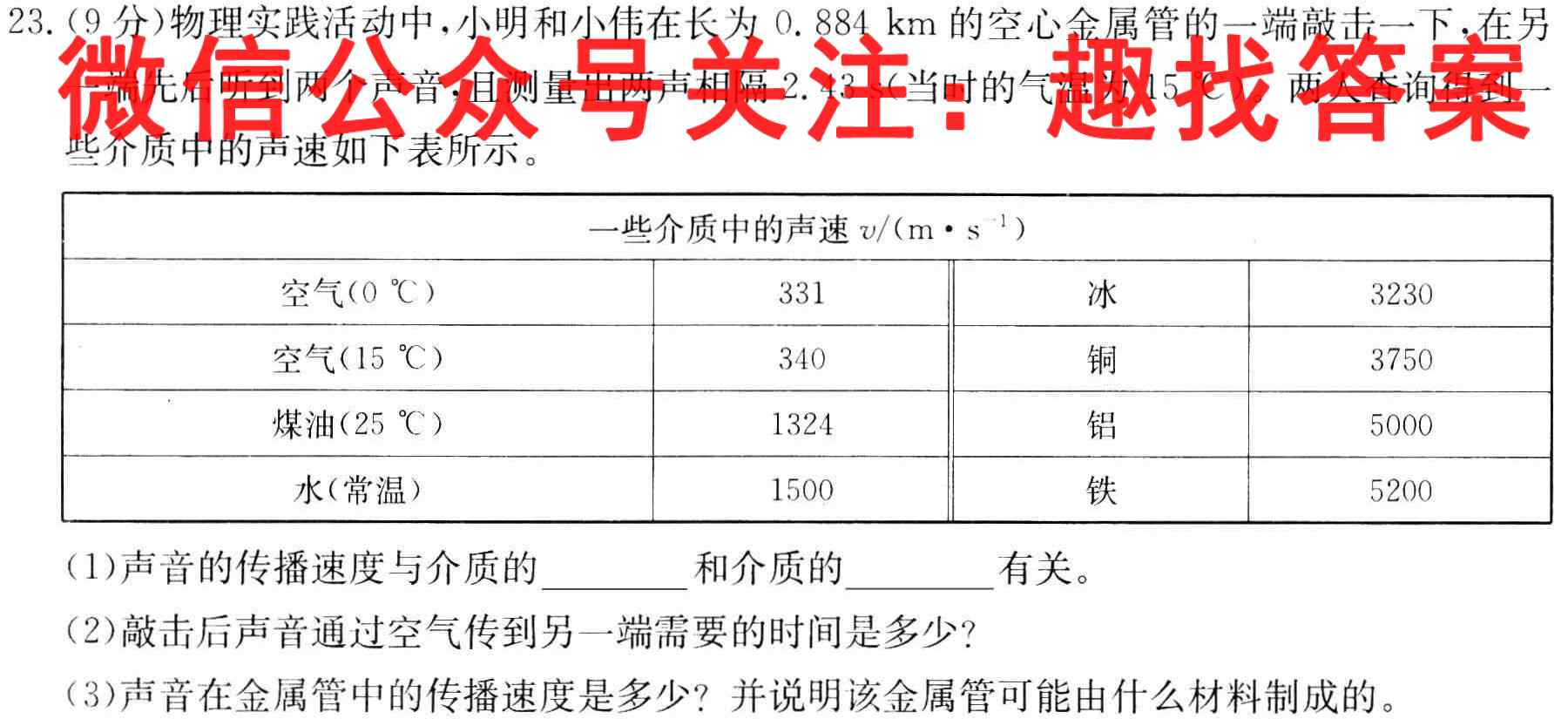 高考快递 2023年普通高等学校招生全国统一考试·信息卷6(六)物理