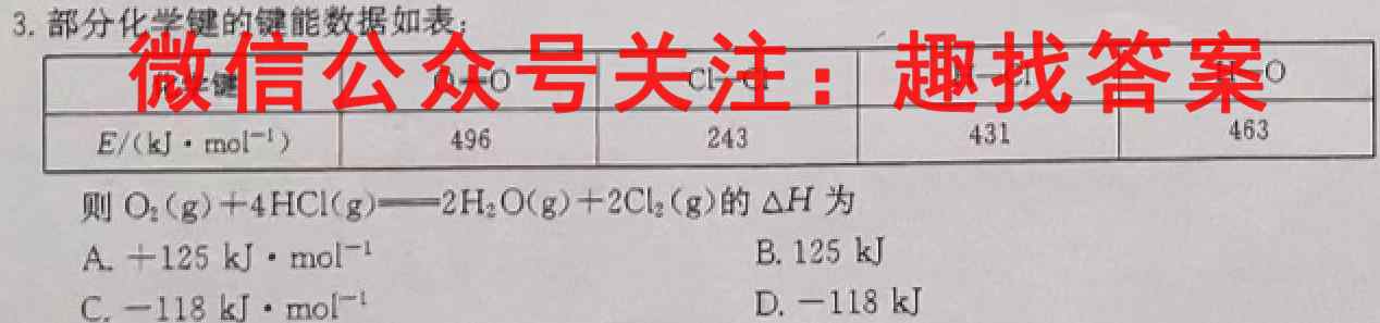 2023普通高等学校招生全国统一考试·模拟信息卷(六)化学