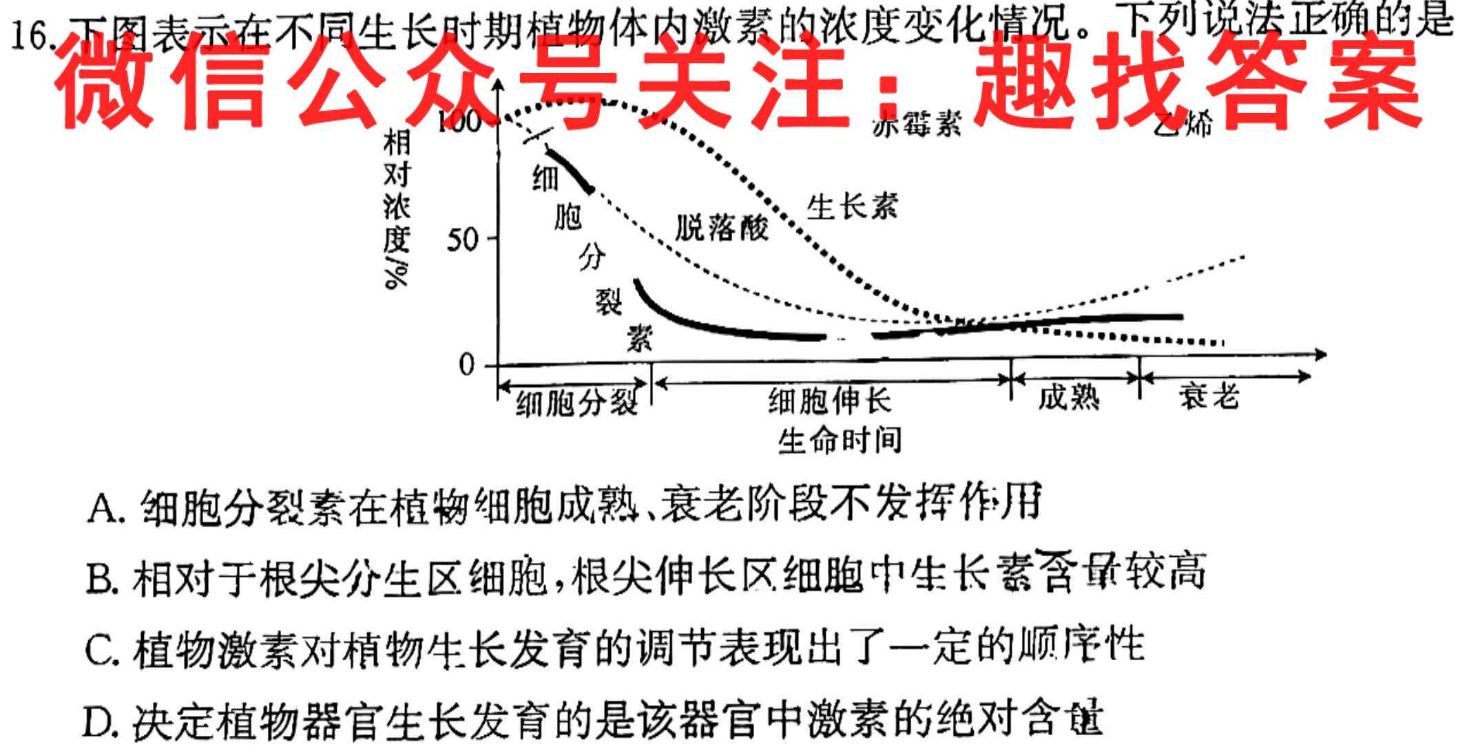 2023年普通高等学校招生统一考试模拟信息卷 新S3(六)生物