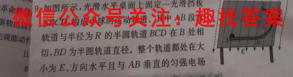 2023考点通·高考综合试卷(二)2物理