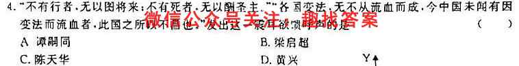 2023全国新高考模拟信息卷XX(四)历史