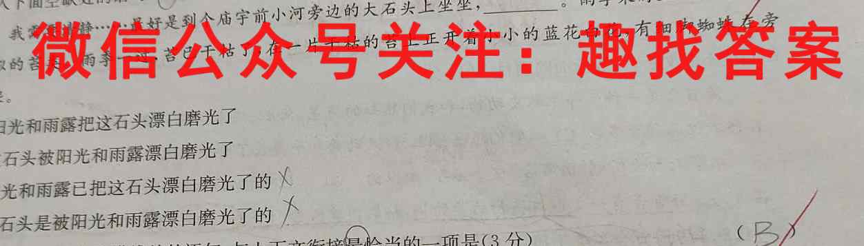 2023年普通高等学校招生统一考试新S3·最新模拟卷(七)语文