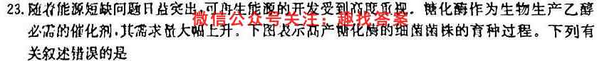 2023普通高校招生全国统一考试·模拟信息卷QG(4四)4数学
