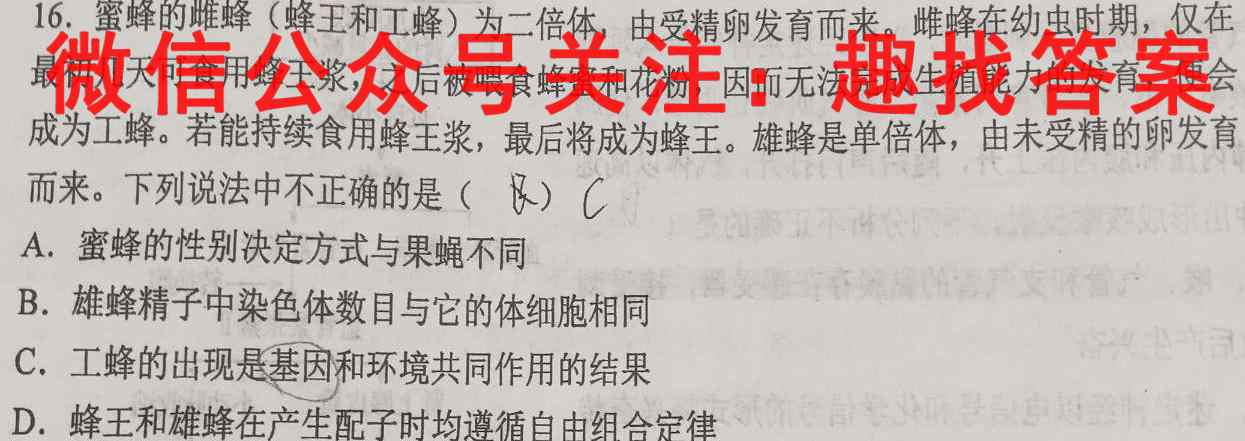 贵州省遵义市2022~2023学年上学期高一年级期末开学测试卷(23-316A)数学