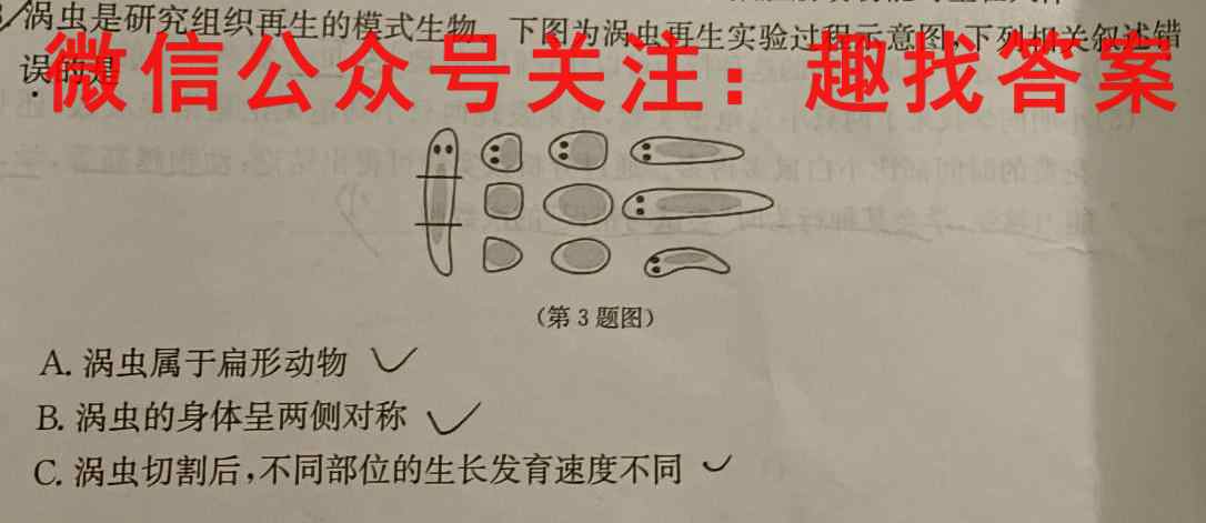 2023年普通高等学校招生全国统一考试 高考仿真冲刺卷(三)3文理 数学