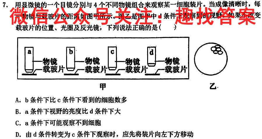 沈阳二中2022-2023学年度高三(23届)上学期12月阶段测试生物