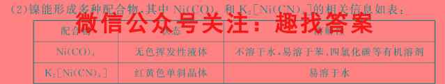 2023年普通高等学校招生统一考试模拟信息卷 新S3(四)化学