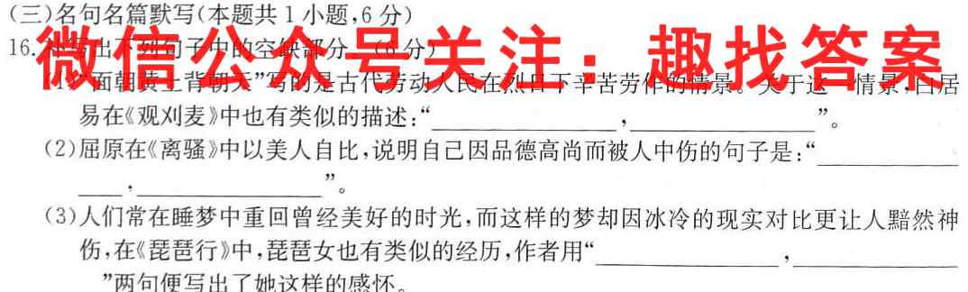 2023届天一大联考(新高考)高考全真模拟卷8(八)语文