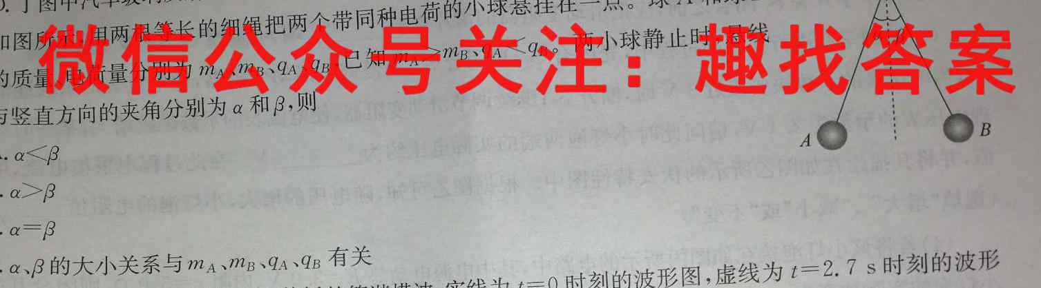 山西省2022-2023学年高三全国重点高中新百年竞优联考物理