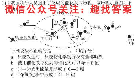 学林教育2022~2023学年度第一学期九年级期末调研试题(卷)化学