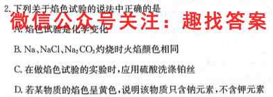 2022~2023学年核心突破XGK(十)化学