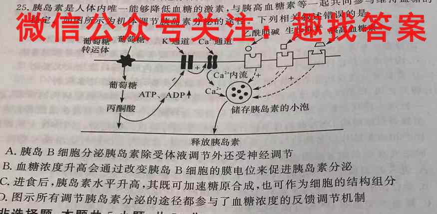 2023普通高等学校招生全国统一考试新高考仿真卷(三)3生物