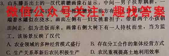 2023届衡水金卷先享题调研卷全国卷(二)2历史试卷