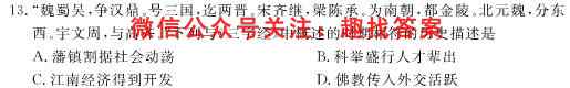 炎德英才大联考长沙市一中2023届高三月考试卷(四)历史试卷