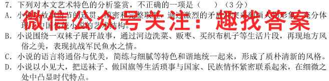 2023年全国新高考仿真模拟卷 新高考6(六)语文