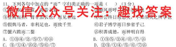 2023普通高等学校招生全国统一考试内参模拟测试卷 新高考(四)4语文