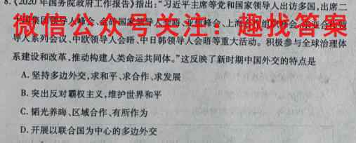 2023年普通高等学校招生统一考试模拟信息卷 新S3(四)政治