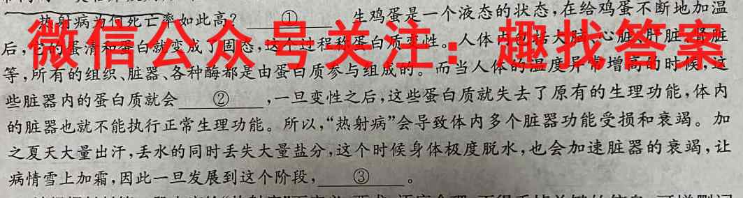 清远市2022-2023学年高三第一学期期末教学质量检测(23-190C)语文