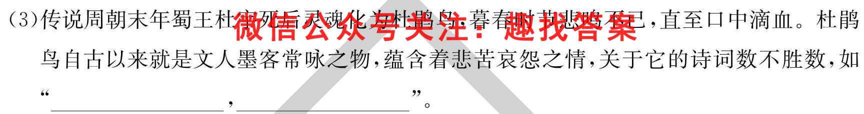 全国大联考·2023届高三第四次联考[4LK·Y]语文