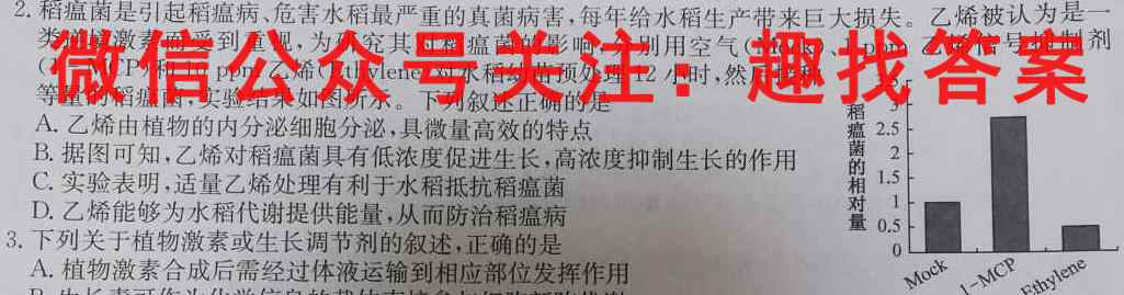 2023届高考分段学情评估卷 新高考(六)6生物