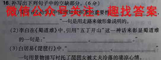 2023普通高等学校招生全国统一考试·模拟信息卷(六)语文