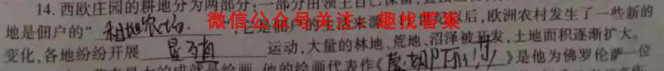 2023届湖北省高三12月联考(23-181C)历史