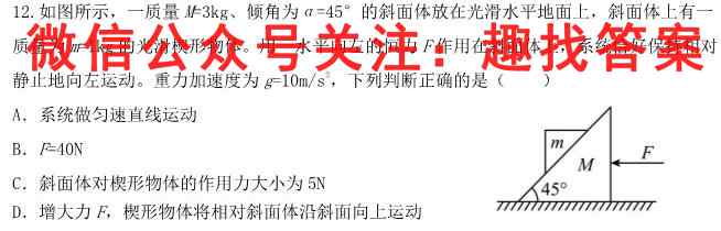 2022年新高考联考协作体 衡水金卷高二12月联考物理